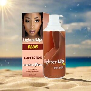 Lighten Up Plus Body Lotion - Brown